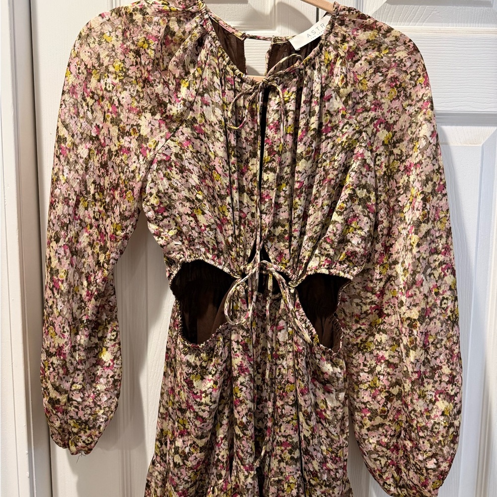 Astr Floral Maxi Dress